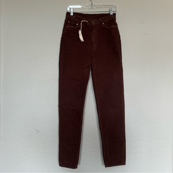 MOTHER Jeans SNACKS! High Waisted Twizzy Skimp in French Roast size 26 - Picture 2 of 11